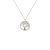 Silberne Halskette mit Lebensbaum