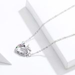 Silberne Halskette mit Einhorn-Anhänger