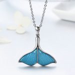 Silberne Halskette, Meerjungfrau