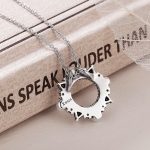 Silberne Halskette mit echtem Perlenanhänger