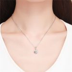 Silberanhänger, Herz mit Katze