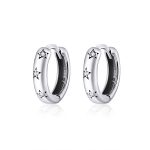 Silberohrringe mit Sternen