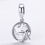 Silberanhänger, fliegend