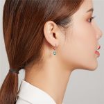 Silberohrringe mit Schlangenherz