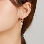 Silberohrringe mit Schlangenherz