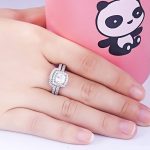 Silberring, zweiteilig, Größe 8