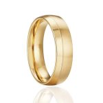 Férfi karikagyűrű nemesacélból, aranyszínű, 13-as méret