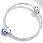 Silberanhänger, Meerjungfrau-Teddybär