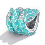 Silberanhänger, Schlange