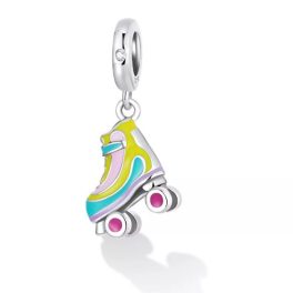 Silberanhänger, Rollschuhe