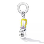 Silberanhänger, Rollschuhe