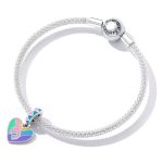 Silberanhänger, Hand in Hand