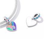 Silberanhänger, Hand in Hand