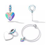 Silberanhänger, Hand in Hand