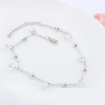  Perlenförmiges Steinarmband, verziert mit Swarovski-Kristallen