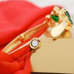  Rundes Steinarmband, verziert mit Swarovski-Kristallen