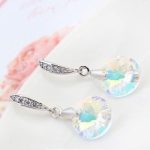  Ohrhänger, verziert mit Swarovski-Kristallen