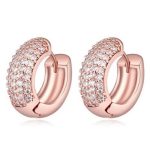  Modische Creolen, Rosegold, Roségold