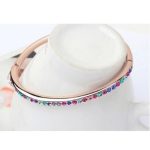  Rundes Armband, Gold-Mehrfarbig