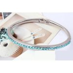  Runder Armreif, Aquamarin