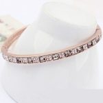  Würfelsteinarmband, Black Diamond, verziert mit Swarovski-Kristallen