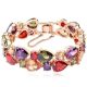  Steinarmband in Form eines Wassertropfens, mehrfarbig