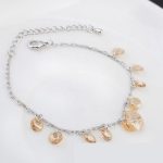  Herz- und Kreis-Rissstopper, Kristall GSHA, verziert mit Swarovski-Kristall