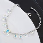  Herz- und Kreis-Crackle, Kristály AB, verziert mit Swarovski-Kristallen