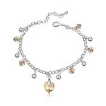  Elegantes Steinarmband, Crystal GSHA, verziert mit Swarovski-Kristallen