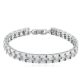  Rechteckiges Steinarmband, Kristall