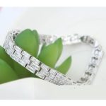  Rechteckiges Steinarmband, Kristall