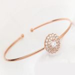  Sonnenblumenarmband, funkelndes Gold