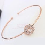  Sonnenblumenarmband, Roségold, Roségold