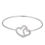  Doppelherz-Armband, Kristall