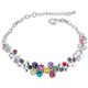  Blumenarmband, mehrfarbig