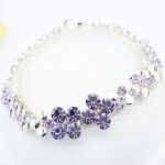  Blumenarmband, Tansanit