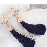  Ohrringe im Nationalstil, Tansanit