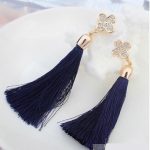  Ohrringe im Nationalstil, Tansanit