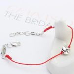  Kordelarmband, rotes Rhodium, verziert mit Swarovski-Kristallen