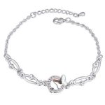  Schmetterlingsarmband, Kristall, verziert mit Swarovski-Kristallen