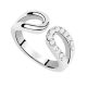  Wassertropfenförmiger Ring, Kristall, 7,5