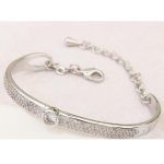  Klassisches Armband, Rhodium