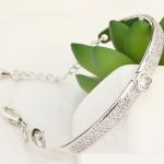  Klassisches Armband, Rhodium