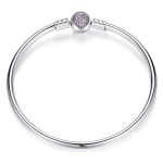 Silberarmband mit Herzmotiv, 19 cm