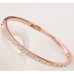  Klassisches ovales Armband, Roségold, Roségold