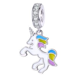  Silberner Einhorn-Anhänger