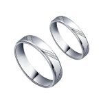 Silberner Ehering, Herren, Größe 9