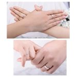 Silberner Ehering, Herren, Größe 10