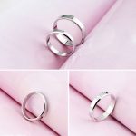 Silberner Herren-Ehering, Größe 9