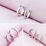 Silberner Damen-Ehering, Größe 7